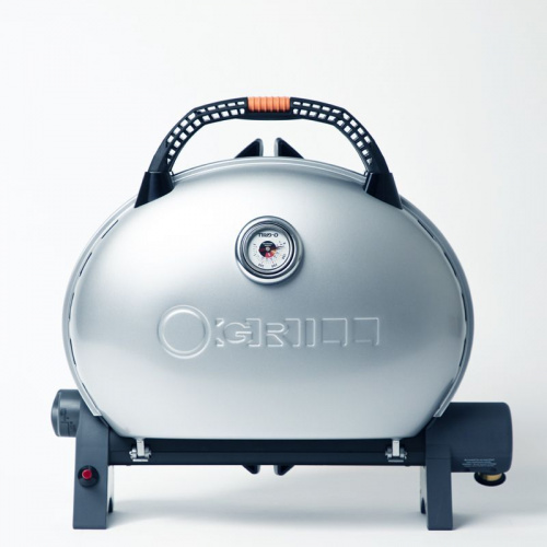 Газовый гриль O-GRILL 500MТ bicolor black-silver, серебристый